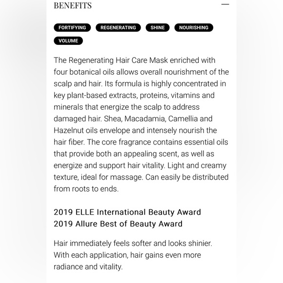 SISLEY REGENERATING HAIR CARE MASK WITH FOUR BOTANICAL OILS 30ml - Picture 3 of 3